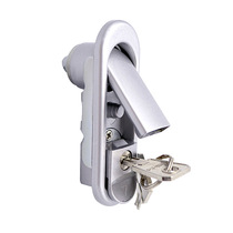 Shangkun SK1-037WK Zinc alloy silver door lock Power box control box chassis cabinet bounce lock Plane lock