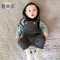 Mummy kiss Belle female baby conjoined clothes autumn and summer outfits mens baby cotton clothes winter newborns