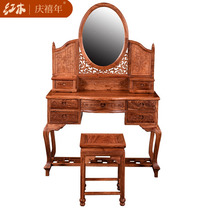 Red Wood Dressers Bedroom Flowers Pear Wood Dresser Dresden Hedgehog Purple Sandalwood Makeup Bench With Mirror Solid Wood Makeup Table And Chairs Combination