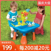 Playgo Beilgo children play sand toys baby sand water play table play sand water table play sand water table sand pool Beach table