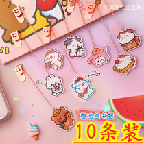 Creative cute metal bookmarks childrens festival stationery giftBatch pupils gifts kindergarten event awards