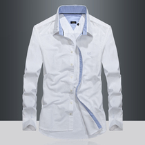 2021 Spring Oxford Spinning Long Sleeve Shirt Men Plus Size base shirt Korean Cotton Village Shirt Thin Casual Shirt Tide