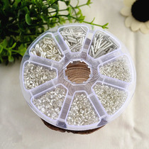 DIY rice beads tube imitation pearl earth beads cross stitch clothing bag accessories materials