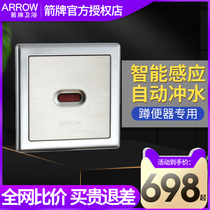 Arrow Bathroom Concealed squatting pan Automatic flush sensor AC DC squatting crater induction valve AGY201A B
