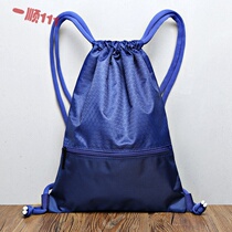Custom bundle pocket drawstring backpack waterproof backpack men's and women's sports fitness football training bag basketball storage bag