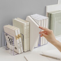 Stationery acrylic bookstore transparent bookshelf separation creative ins Wind desktop bookcase book clip