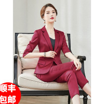 JOVKATTI Hotel manager suit Womens suit fashion temperament slim formal dress High-end president business work clothes