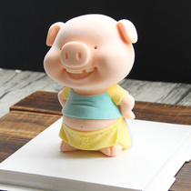 Internet celebrity piggy 3D three-dimensional cartoon mousse cake mold silicone baby pig birthday saliva pig toothless pig mold