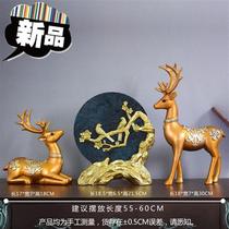  Lucky couple deer decoration European style home decoration Living room 03 Office study handicraft decoration decoration