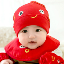 Baby hat Autumn and winter male and female children Baby newborn baby fetal hat Infant autumn 0-3 month 6 spring and autumn cute super cute