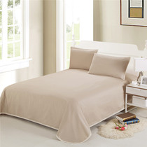 Foreign trade Original Single sheet single piece pure cotton sheet pillow case three piece set simple lace 1 5 bed 1 8 bed