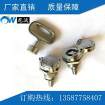 Zinc alloy waterproof cover lock MS705-16 meter box rainproof triangle lock electric cabinet box dustproof and waterproof flip lock