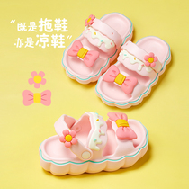 Childrens sandals summer children indoor girl baby home anti-slip shoes out of the beach sandals