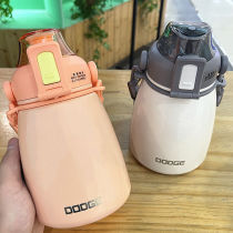 w Childrens insulated cup female cute high face value with straw 316 food grade student big belly water mug for school special