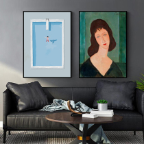 DIY digital oil painting Matisse Modi Riani painting world famous painting decorative painting Nordic hanging painting niche painting niche painting