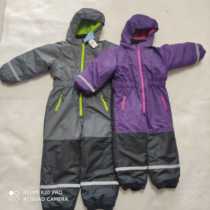 Trade Original Single End Goods 1 To 7 Year Old Plus Cotton Thickened Conjoined Snowsuit Fabric Soft Comfort Waterproof Breathable Outdoor Play Snow