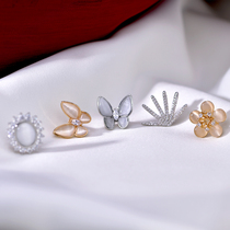 Anti-slip buckle pants non-slip Joker butterfly brooch female neckline pins high-end luxury buckle cardigan