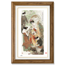 (Mounted) Chinese painting master Dai Dunbang (Datang Guifei Yang Yuhuans picture) new Chinese hanging painting