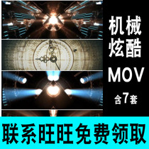 Cool dynamic rhythm catwalk show Bar Street stage performance large screen led background HD video material