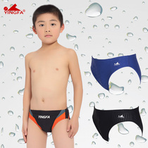  Yingfa boys swimming trunks professional swimsuit training competition color swimming trunks mens childrens models