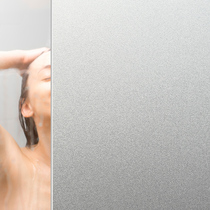Gel-free frosted glass stickers toilet bathroom windows Cling Film Toilet Anti-Walk Light Transmission Opaque
