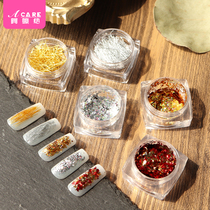 Medecine gold leaf paper tinfoil paper gold silver stickers Nail Decorations Nail decorations A thin platinum splinter