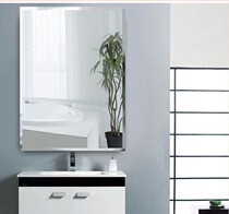 Bathroom mirror wall toilet European creative rectangular moisture proof fitting mirror can be pasted cloakroom hanging vanity mirror