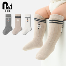 Peneti Baby Stockings Pure Cotton Baby High Cartridge Socks Autumn and Winter Newborn Boy Girls