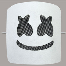 Spot supply 100 big electric syllable DJ marshmallow band mask marshmello smiley face mask factory direct