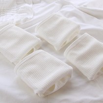 Boxed womens underwear Womens white triangle shorts threaded simple mid-waist breathable pants bag hip simple