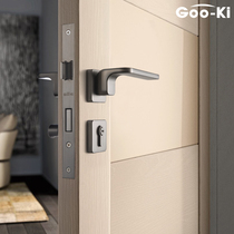 Gooqi space root number indoor door lock bedroom handle door lock Nordic simple modern silent home