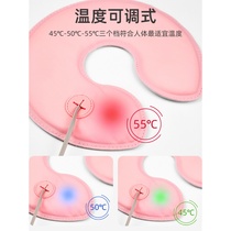 Electric heating breast heating and breastfeeding milk plugging milk clogging clamp to the chest
