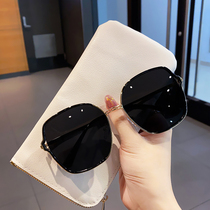 Women sun glasses anti-ultraviolet fashion driving Seiko glasses frame advanced sense face small sunglasses tide round face