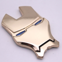 Iron Man stainless steel metal car stickers scratch stickers full-length fine gifts
