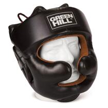 Germany GREENHILL imported LUX series leather Muay Thai sanda boxing monkey face helmet