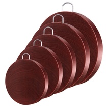 Vietnam iron wood chopping board household thickened kitchen utensils cutting board solid wood chopping board anti-mildew round whole wooden vegetable board