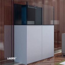 Bluedian LANDEN Ultra-white Glass Fish cylinder bottom cabinet of aquatic sea cylinder