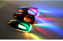 Car decoration light solar flash light shark fin antenna anti-rear-end rear-end light exterior light colorful flash