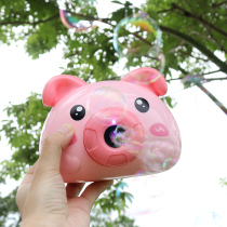  Bubble machine Automatic watertight toy camera Baby children non-toxic handheld blowing bubble girl heart ins net celebrity