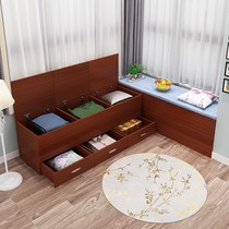 Bedroom bay window cabinet Kang cabinet Multi-function low counter bookcase Floor-to-ceiling locker storage tatami creative combination