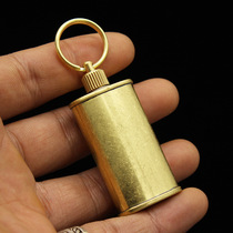 Hong Kong ZORRO ZORRO original with buckle portable mini oil pot outdoor special oil pot raw copper knurled
