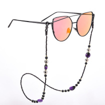 Glasses Chain Hanging Neck Retro Loretta Fashion Women Sunglasses Sunglasses eyes with anti-slip chains Sub-ropes