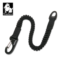 Pet pull buffer belt light elastic telescopic nylon webbing tensile traction can be matched with chest and back traction assist