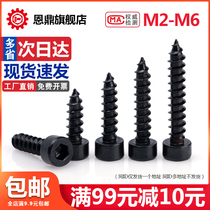 (M2M2 6M3M3 5M4M5M6)8 grade black hexagon socket hexagon wooden screw Zigong