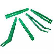 Plastic tweezers childrens sensory training clip flat pointed tweezers hand fine movement clip