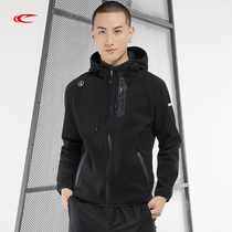 Seki sports sweatshirt new mens Korean version loose with velvety blouses warm and breathable even hat-thick overcoat jacket