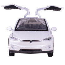 American original Tesla 1:18 car TESLAMODELXP100DSUV1:18 alloy car model HX