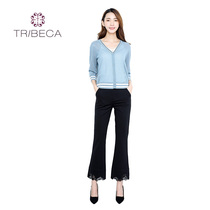 TRIBECA TRIBECA ST9153N9527 spring new sweet wild casual long-sleeved knitted cardigan