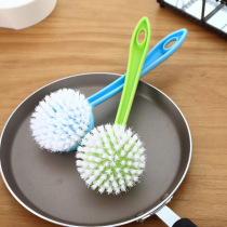 Multifunctional kitchen cleaning brush can hang cleaning brush kitchen tableware sink brush decontamination brush