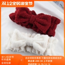 Japanese GP Sweet Cute Net Red Beam Hairy Hairy Hairy Handle Handle Woman Headly Bow